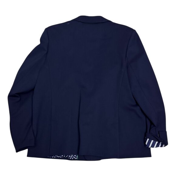 NWT BODEN 2-Piece Luxury Designer Business Blazer PANT SUIT Blue Womens 18R - Picture 10 of 10